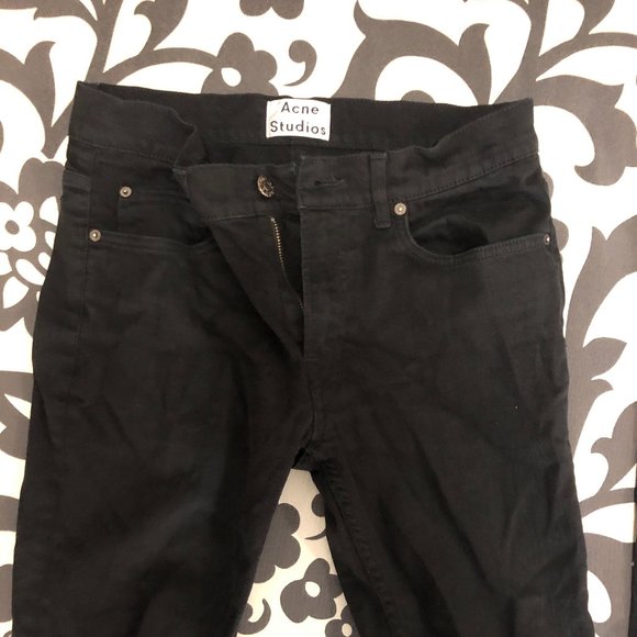 COPY - Acne Studios Ace Stay Cash Black Jeans - Picture 2 of 2